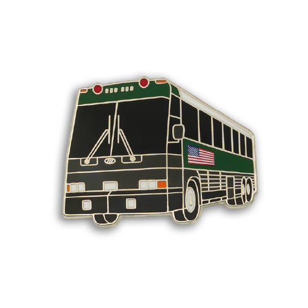 CDCR Green Goose Bus Lapel Pin