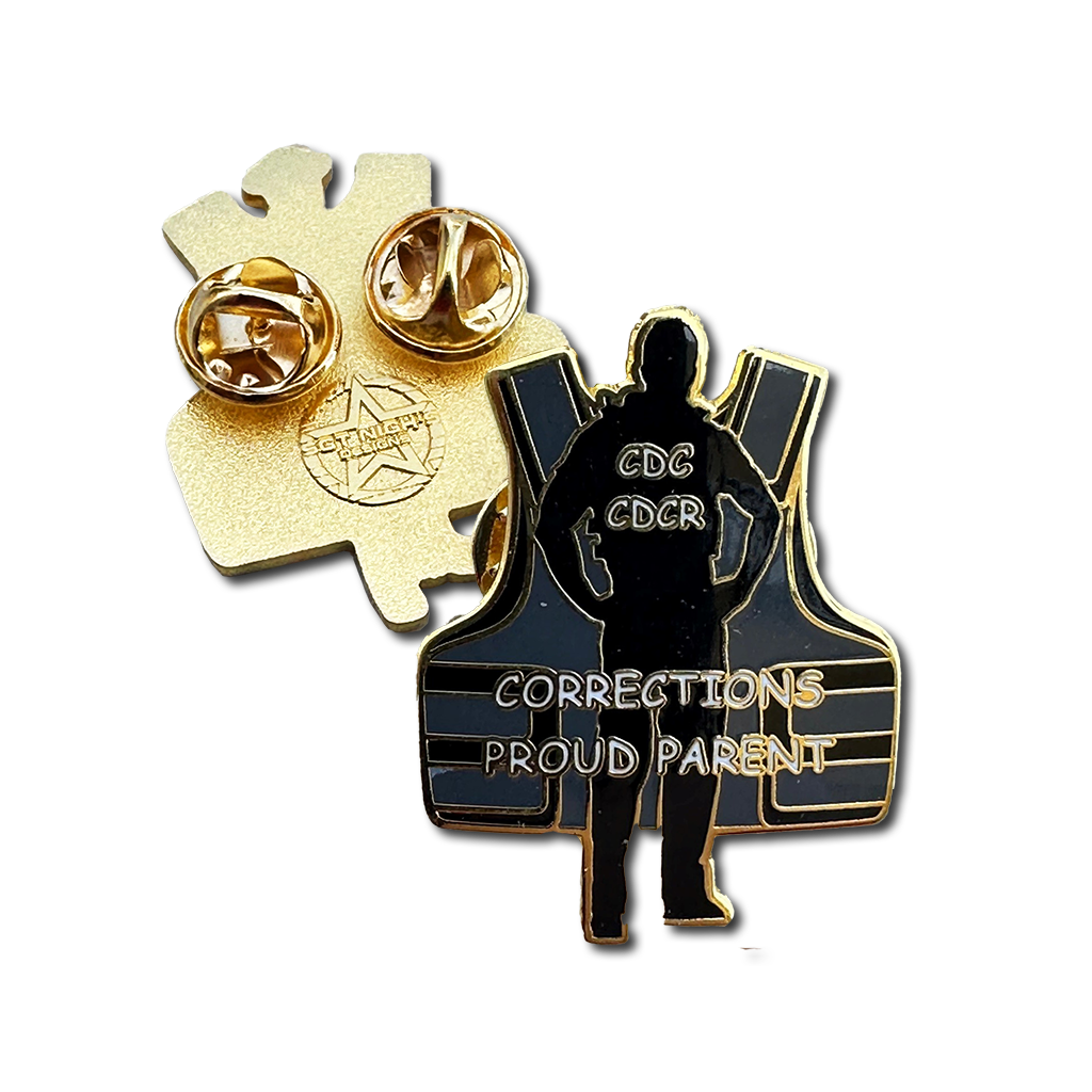 Proud Parent Male Lapel Pin