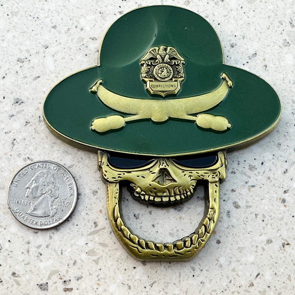 CDC Skull Bottle Opener