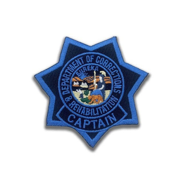 CDCR BLUE BADGE PATCH