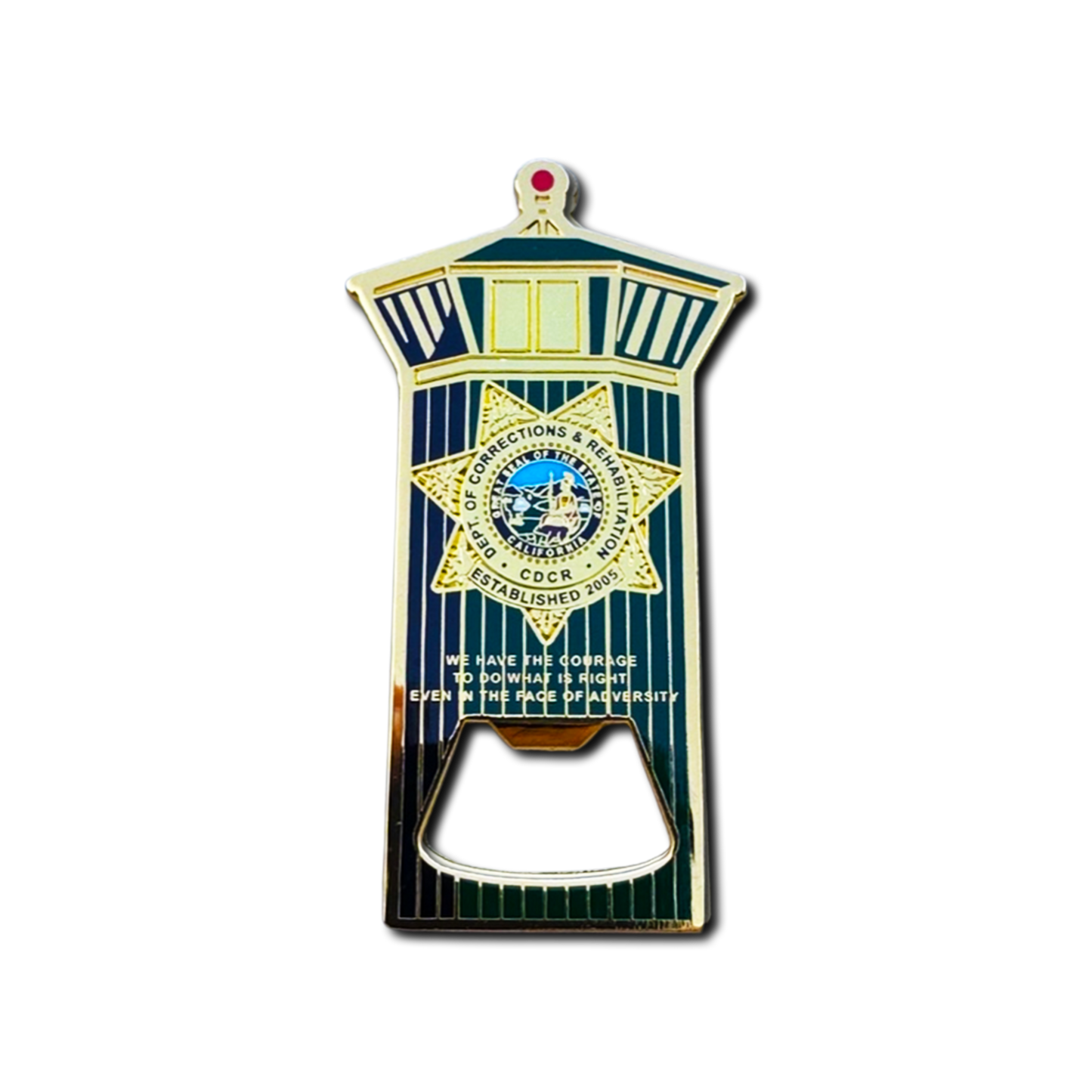 CDC/CDCR Tower Bottle Opener