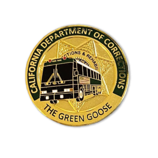 CDCR Green Goose Transportation Coin