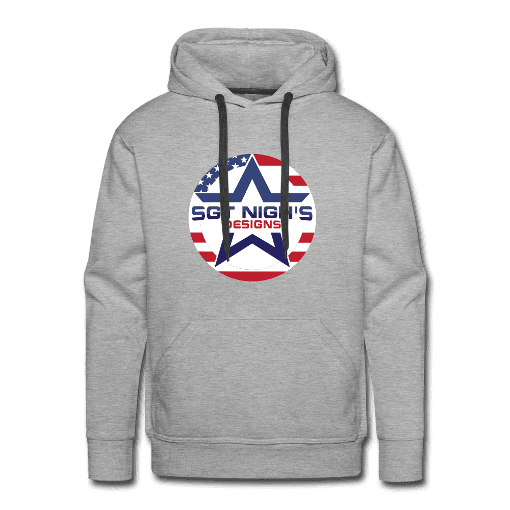 Men’s Premium Hoodie - heather grey