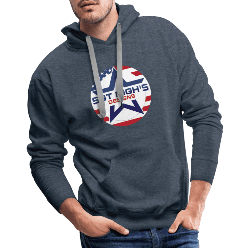 Men’s Premium Hoodie - heather denim