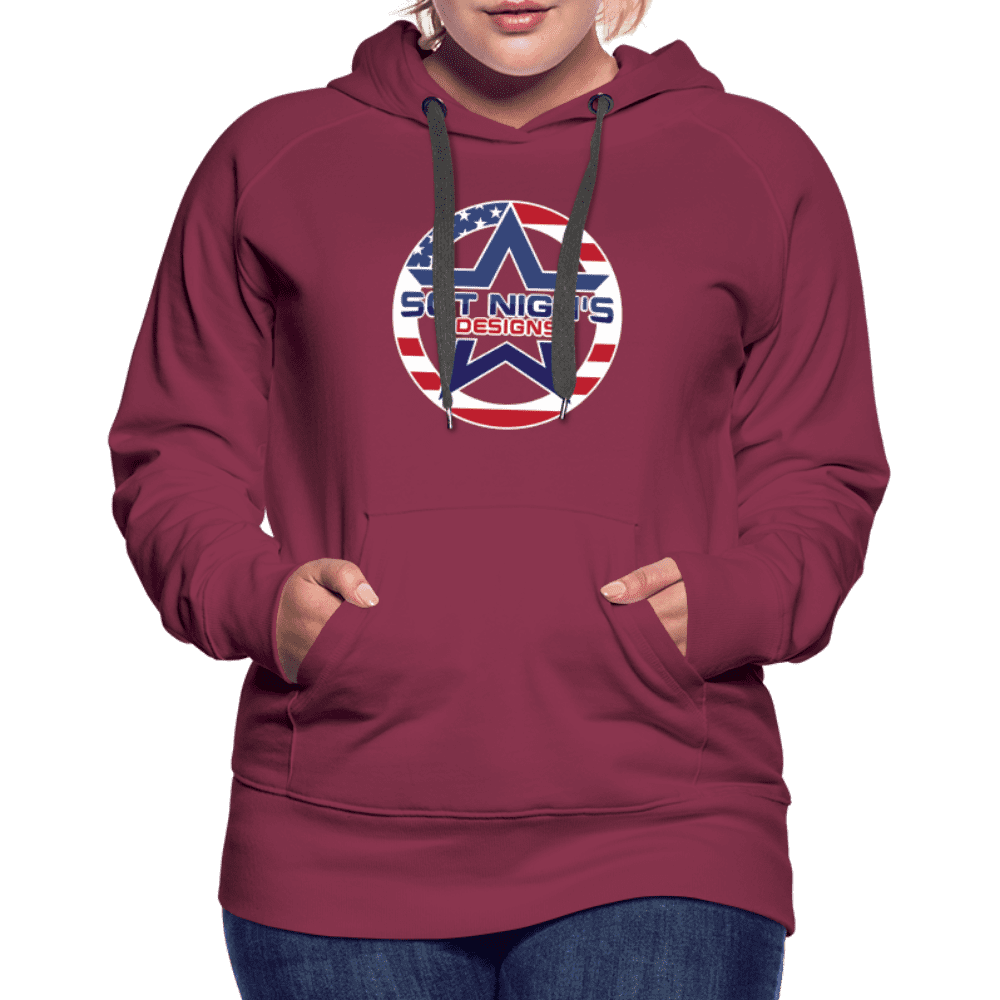 Women’s Premium Hoodie - burgundy