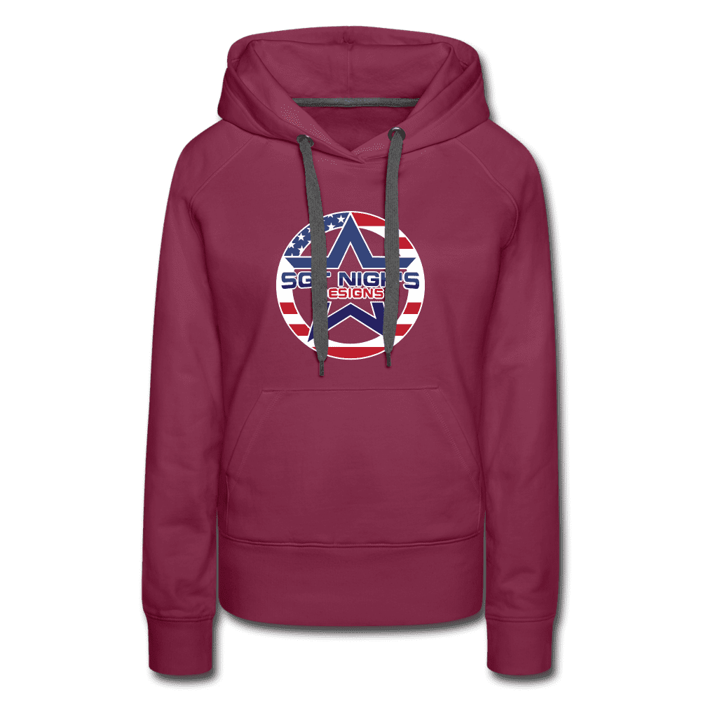 Women’s Premium Hoodie - burgundy
