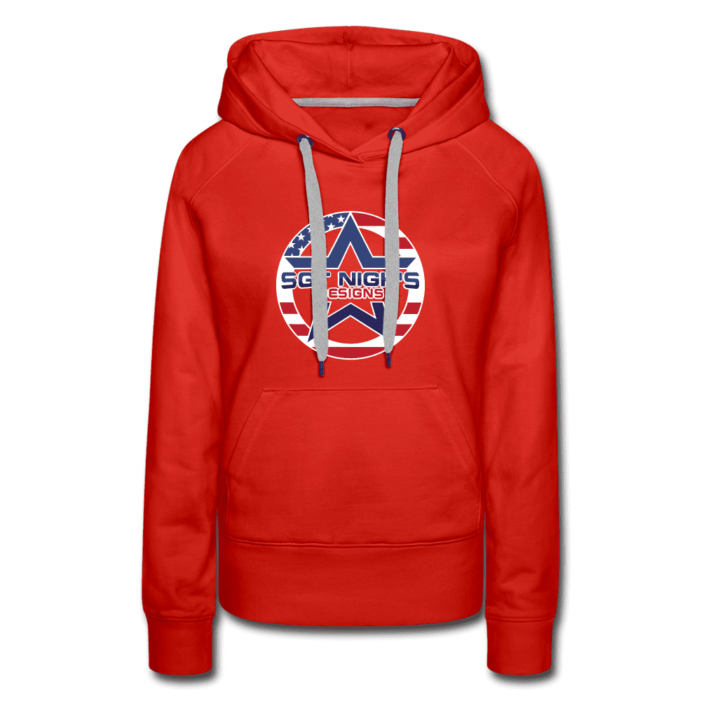 Women’s Premium Hoodie - red