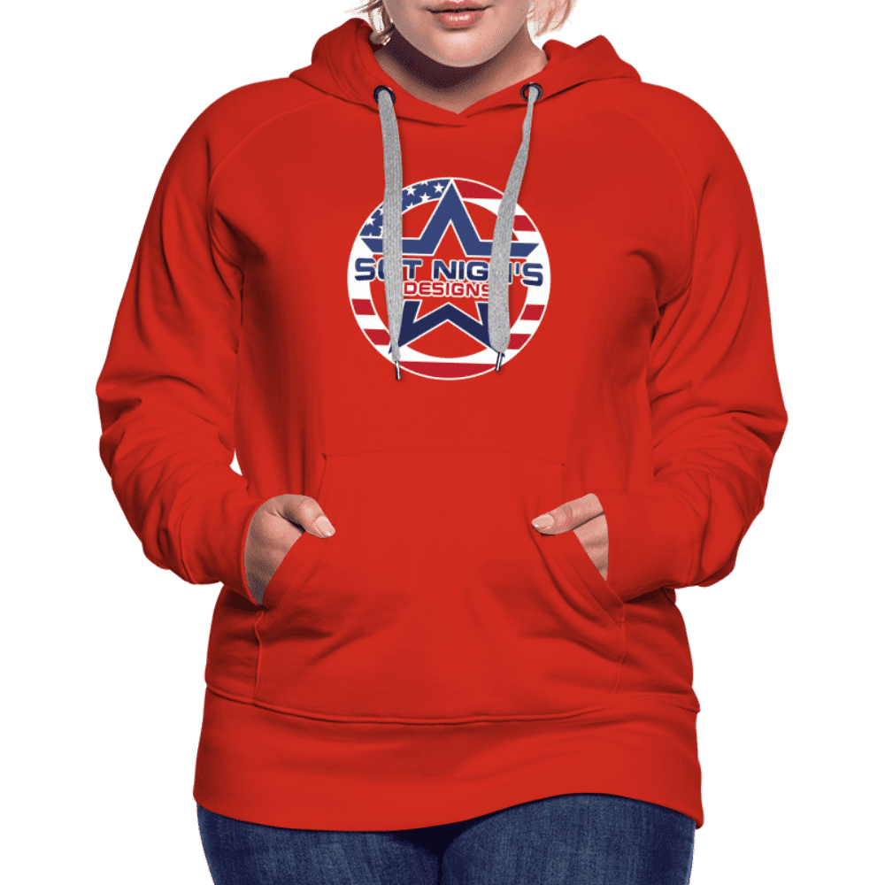 Women’s Premium Hoodie - red