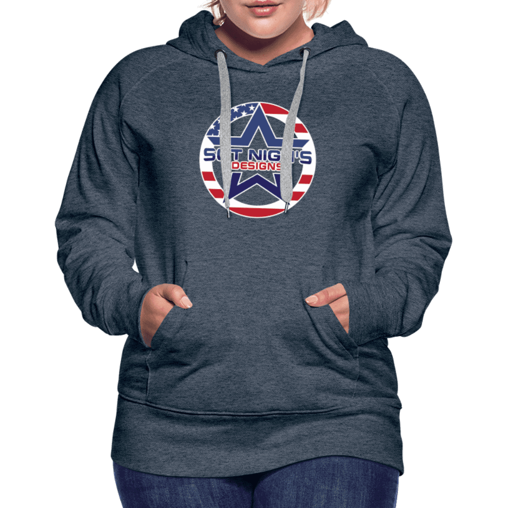 Women’s Premium Hoodie - heather denim