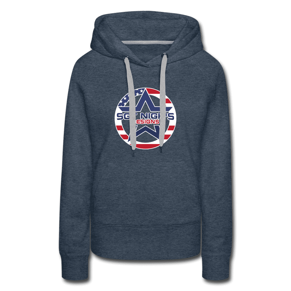 Women’s Premium Hoodie - heather denim