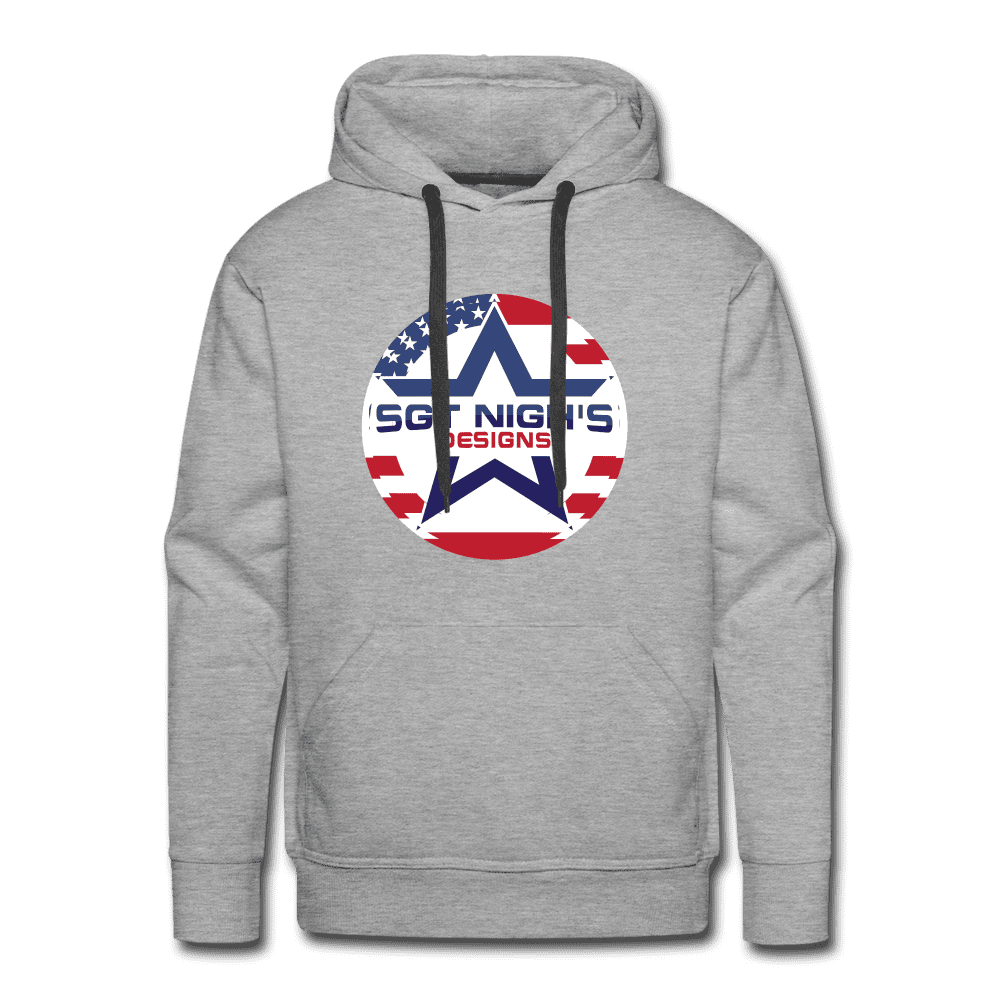 Men’s Premium Hoodie - heather grey