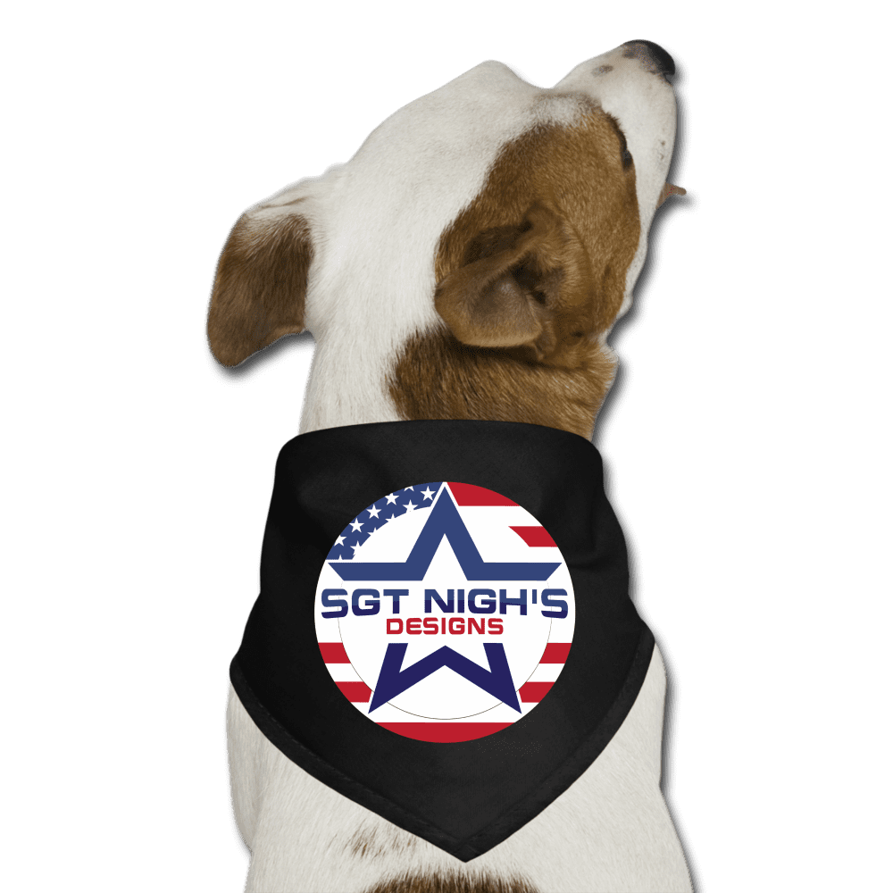 Dog Bandana - black