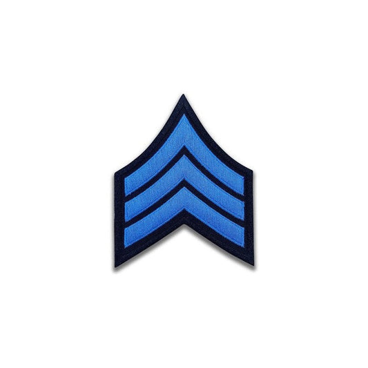 CDCR BLUE SGT STRIPES PATCH