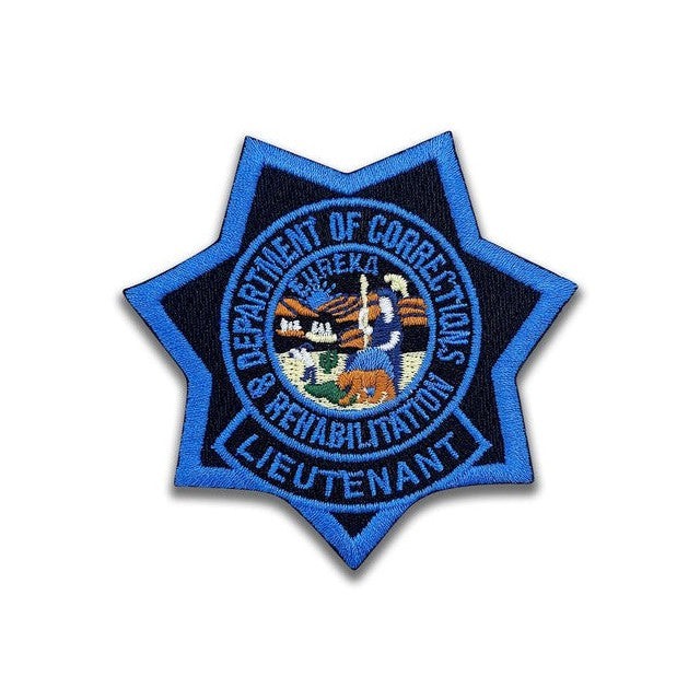 CDCR BLUE BADGE PATCH