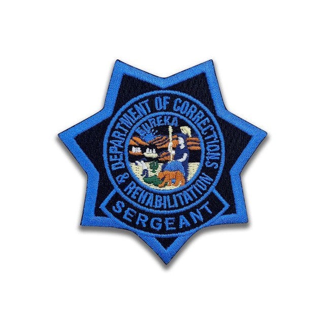 CDCR BLUE BADGE PATCH