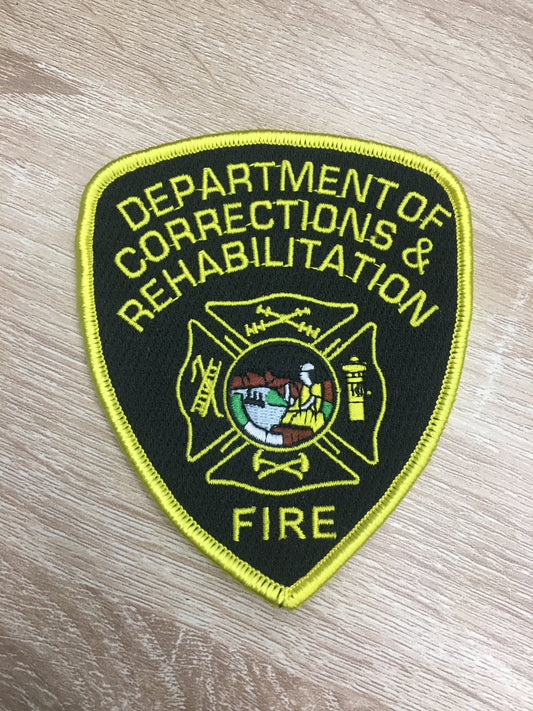 CDCR YELLOW ARM PATCH FIRE - Collectible