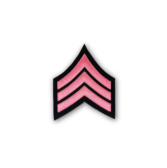 CDCR PINK SGT STRIPES PATCH