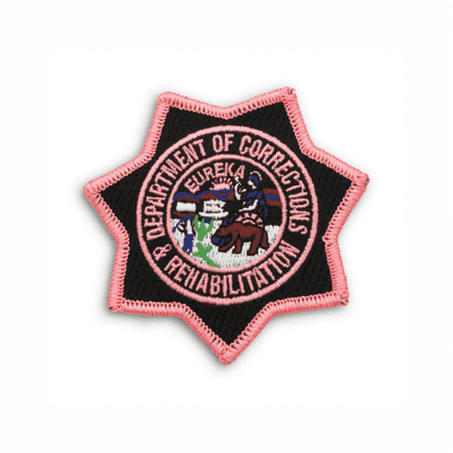 CDCR PINK BADGE PATCH – Sgt Nigh's Designs