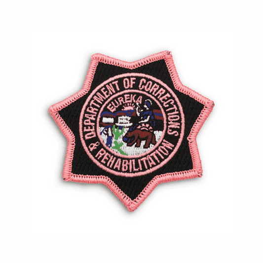 CDCR PINK BADGE PATCH