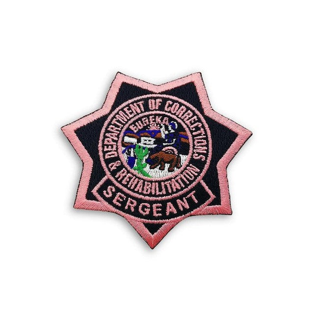 CDCR PINK BADGE PATCH