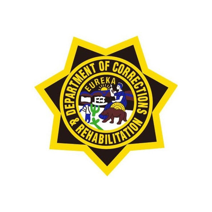 CDCR YELLOW BADGE PATCH